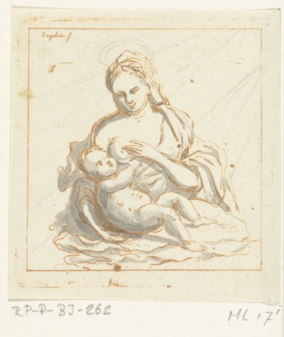 Marie donne le sein au Christ - Ernst Willem Jan Bagelaar
