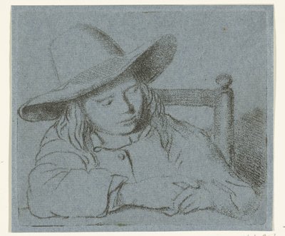 Garçon endormi avec un chapeau - Ernst Willem Jan Bagelaar