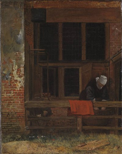 Une cour - Esaias Boursse