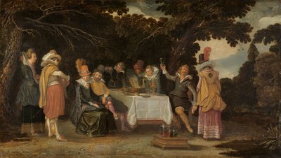 Fête en plein air - Esaias I van de Velde