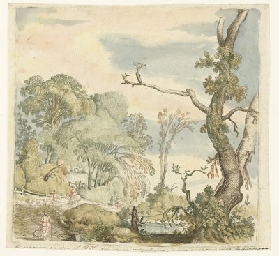 Paysage avec des arbres - Esaias van de Velde