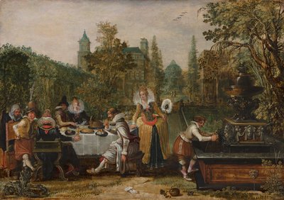 Joyeuse compagnie dans un parc - Esaias van de Velde