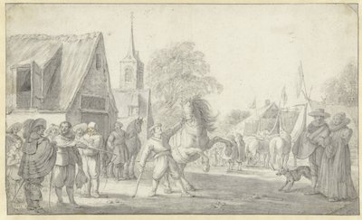 Marché aux chevaux - Esaias van de Velde