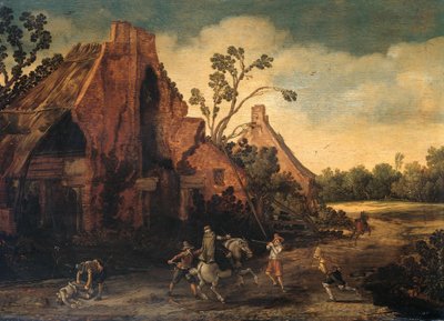 Le vol - Esaias van de Velde