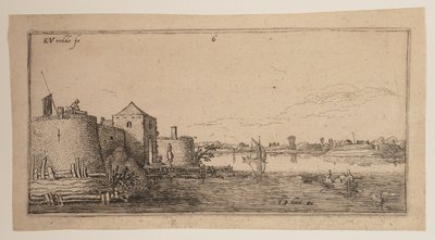Ville fortifiée, à gauche d