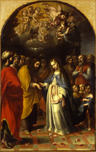 Le Mariage de la Vierge, vers 1693 - Esteban Márquez de Velasco