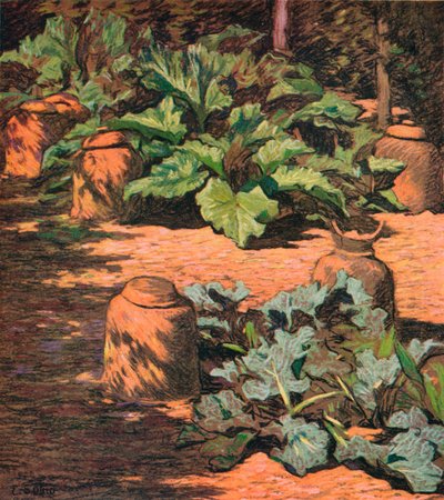 Rhubarbe et chou marin, c1927 - Esther Sutro