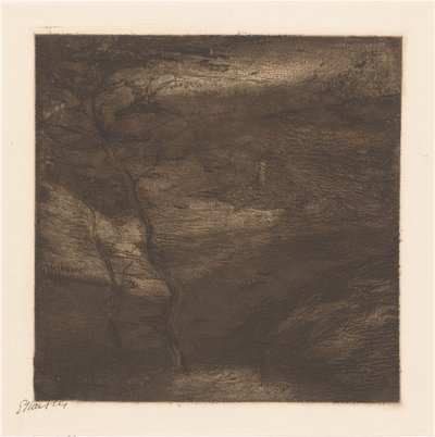 Soirée dans les Pyrénées - Etha Fles (signed by artist)