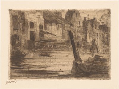 Dordrecht - Etha Fles (signed by artist)