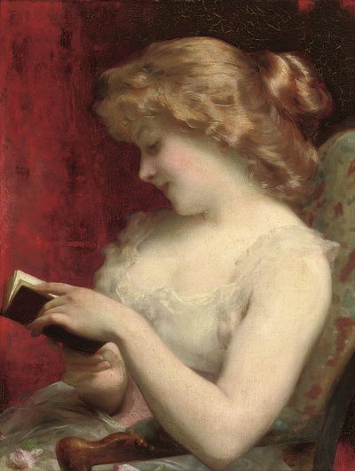 Une bonne lecture - Etienne Adolphe Piot