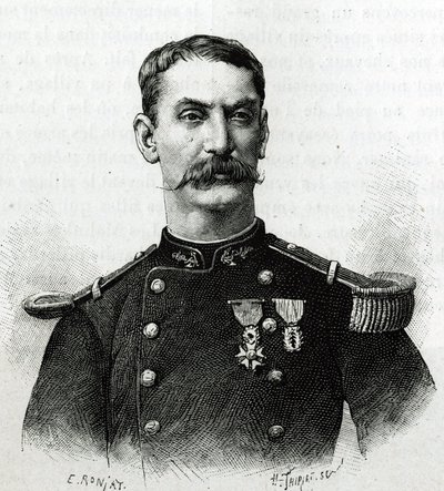 Portrait du commandant Joseph Gallieni, lors de l