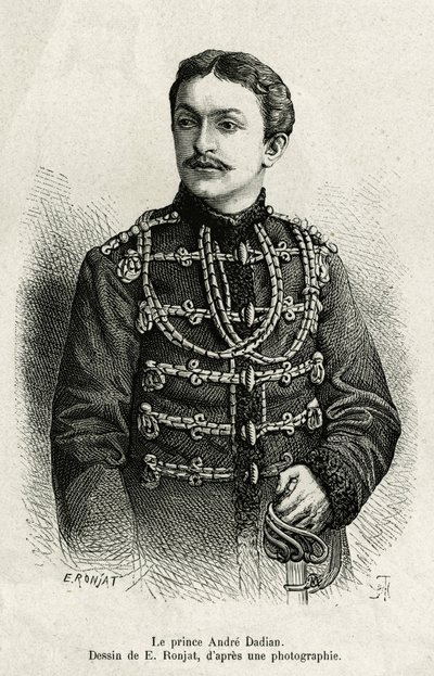 Prince André Dadian de Mingrélie (1850-1910), général de l