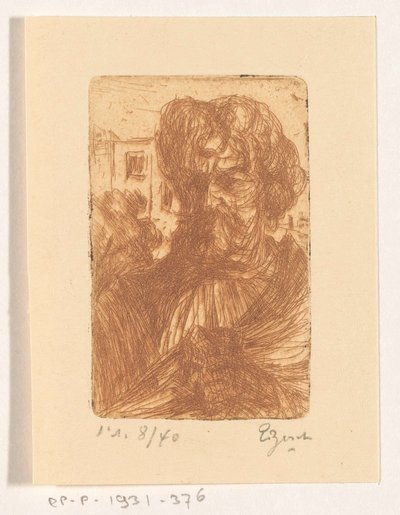 Judas (Oberammergau) - Etienne Bosch (signed by artist)