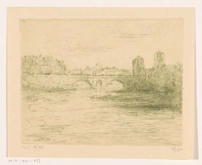 Tibre, Rome - Etienne Bosch (signed by artist)