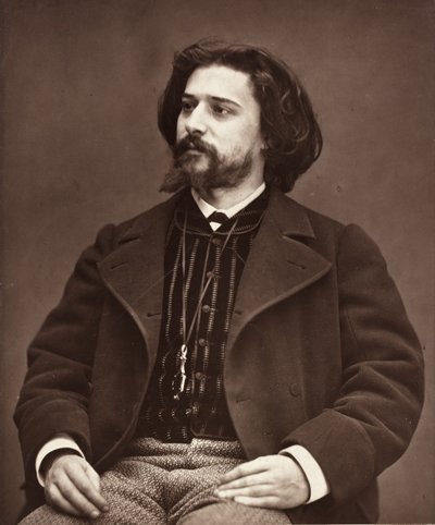 Alphonse Daudet, romancier français, 1849-1897, vers 1876 - Etienne Carjat