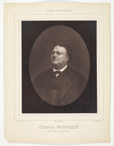 Charles Monselet - Etienne Carjat