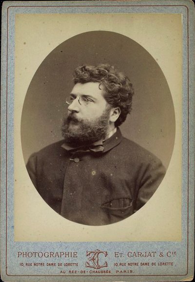 Georges Bizet, compositeur et pianiste français, années 1870 - Etienne Carjat