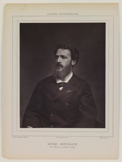 Henri Houssaye - Etienne Carjat