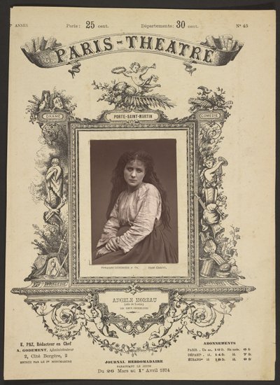 Théâtre de Paris : Angele Moreau - Etienne Carjat