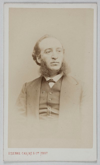 Portrait de Jules Ferry (1832-1893), homme politique, avocat, ministre plénipotentiaire - Etienne Carjat