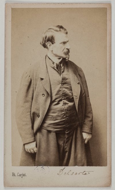 Portrait of François Delsarte, c.1870-90 (albumen print) - Etienne Carjat