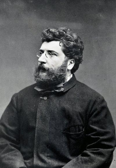 Portrait du compositeur et pianiste français Georges Bizet (Paris) - Etienne Carjat