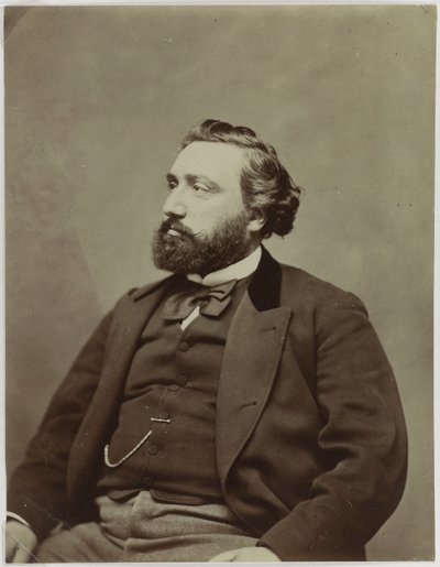 Portrait du Premier Ministre de France Léon Gambetta 1838-1882 - Etienne Carjat