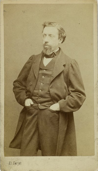 Portrait du compositeur François-Auguste Gevaert 1828-1908, vers 1870 - Etienne Carjat