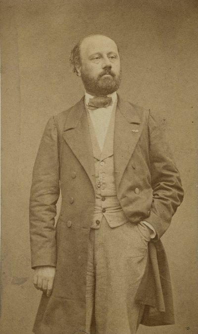 Portrait du compositeur François Bazin 1816-1878, vers 1760 - Etienne Carjat