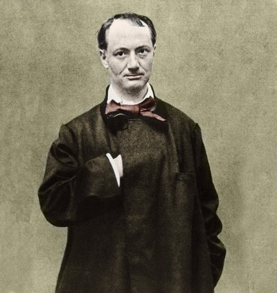 Portrait du poète Charles Baudelaire (1821-1867). - Etienne Carjat