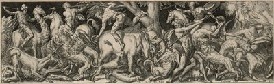 Combat des hommes et des animaux - Etienne Delaune