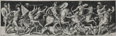 Combats et triomphes, probablement années 1560 - Etienne Delaune