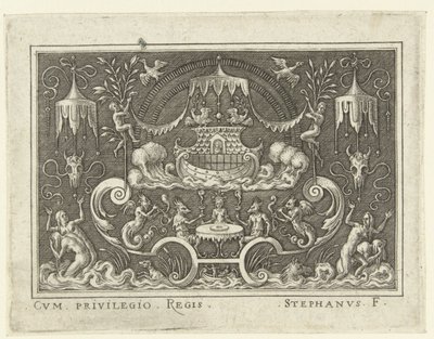 Le déluge (Décorations plates avec des scènes de l