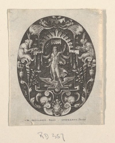 Jupiter, des Grotesques à fond noir, Divinités et Allégories - Etienne Delaune