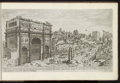 Arc de Constantin à Rome - Etienne Duperac