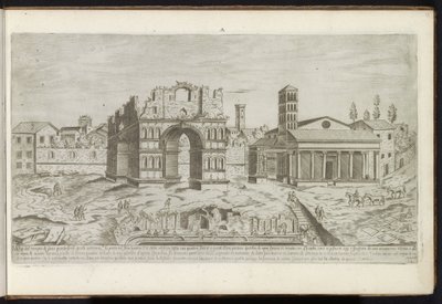 Arc de Janus à Rome - Etienne Duperac