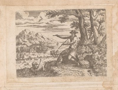 Paysage avec Mercure et Argus - Etienne Duperac