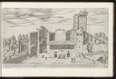 Ruines sur le Quirinal à Rome - Etienne Duperac