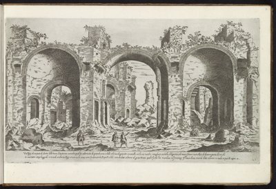 Ruines des Thermes de Caracalla à Rome - Etienne Duperac