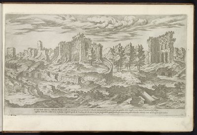 Ruines des Thermes de Trajan à Rome - Etienne Duperac