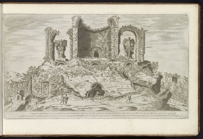 Ruines des Trophées de Marius à Rome - Etienne Duperac