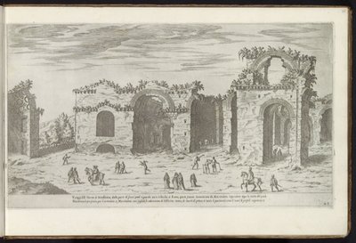Thermes de Dioclétien à Rome - Etienne Duperac