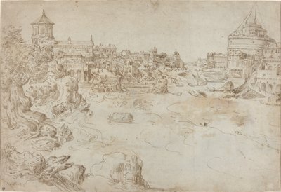 Vue du château Saint-Ange et de l