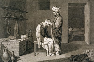 Le barbier - Etienne Frederic Lignon