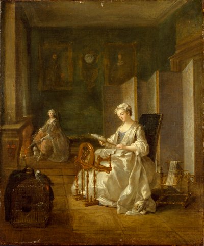 Intérieur avec deux Femmes, fin des années 1730-début des années 1740 - Étienne Jeaurat