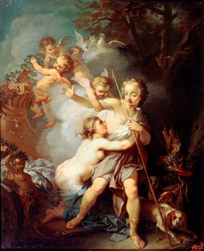 Vénus et Adonis, 1750s - Étienne Jeaurat
