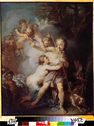 Vénus et Adonis - Étienne Jeaurat