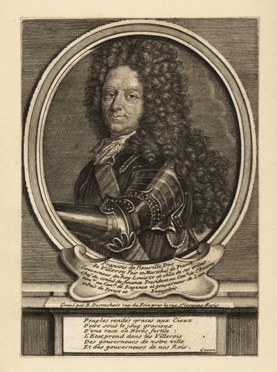 François de Neufville, 2e duc de Villeroy, soldat français - Etienne Jehandier Desrochers