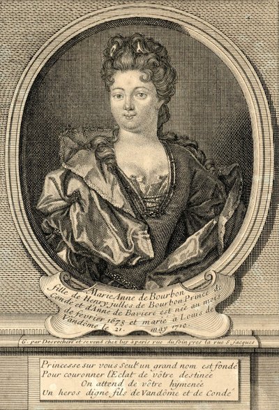 Marie Anne de Bourbon, Duchess of Vendôme - Etienne Jehandier Desrochers