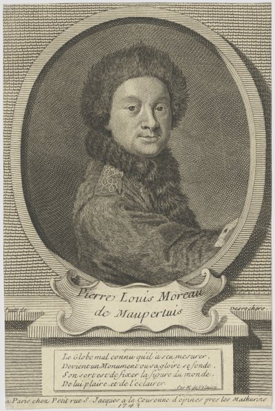 Pierre Louis Moreau de Maupertuis 1698-1759, 1743 - Etienne Jehandier Desrochers